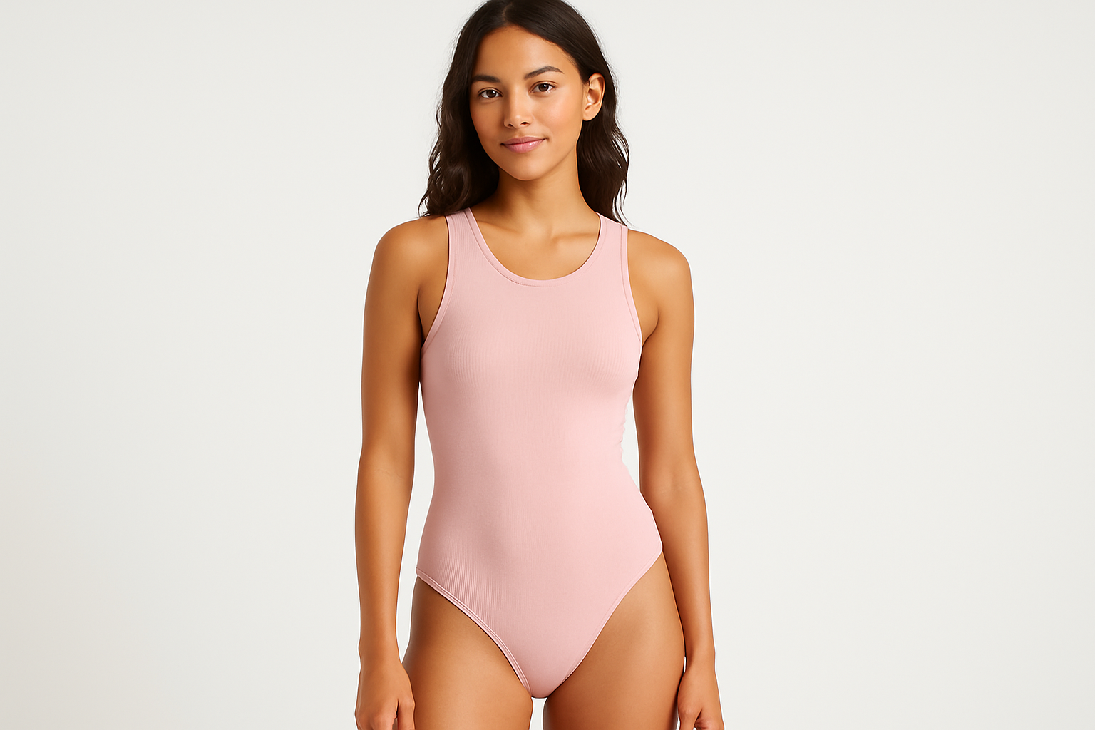Sleeveless Bodysuit - Pink